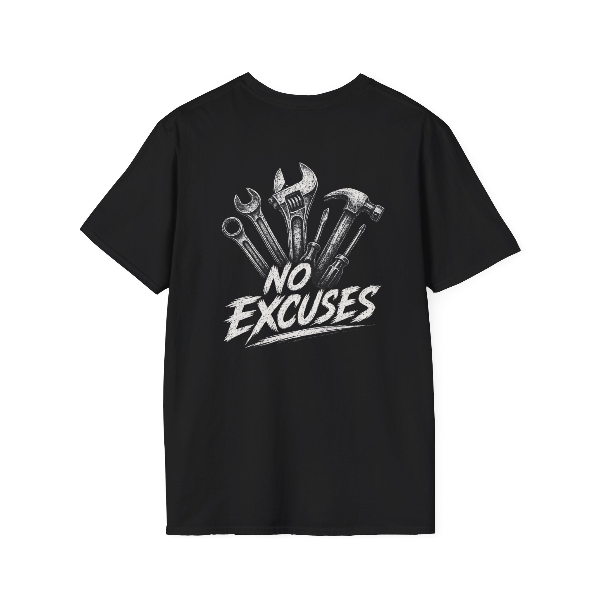No Excuses Mechanic T-Shirt — Tools Garage Tee