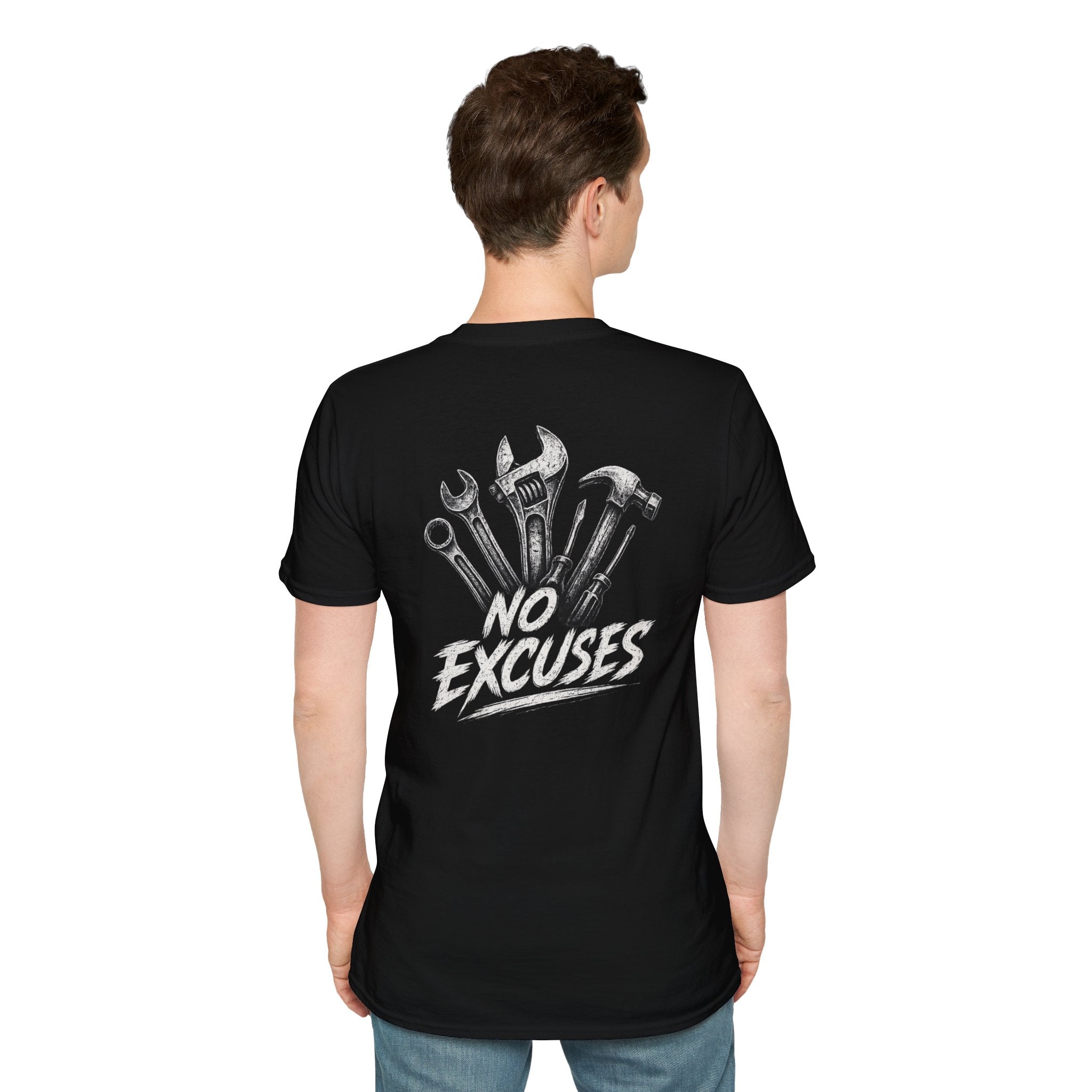 No Excuses Mechanic T-Shirt — Tools Garage Tee